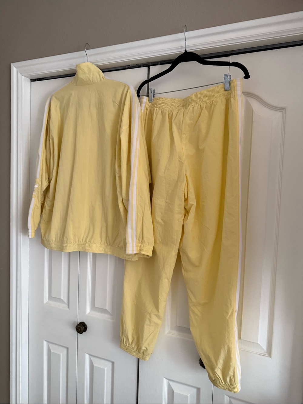 Adidas Yellow Trefoil Track Jacket & Pants Set - Picture 2 of 6